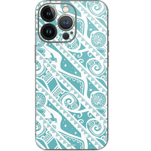 Disney Princess Moana Pattern iPhone 14 Pro Skin